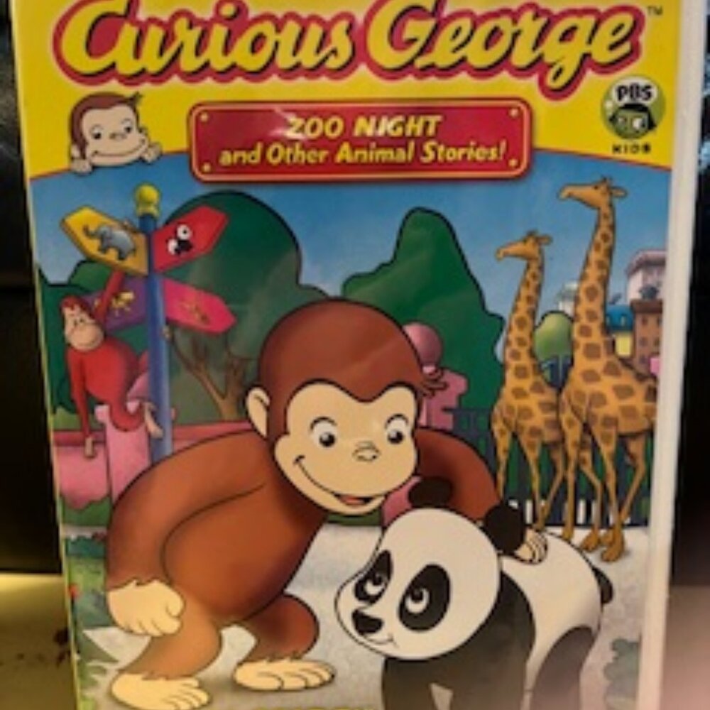 Curious George - Zoo Night & Other Animal Stories - DVD - VERY GOOD
